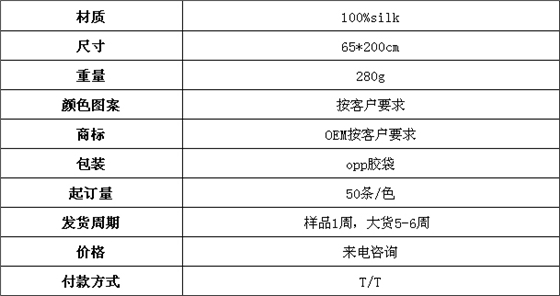 真丝披肩 提花披肩 真丝披肩厂家