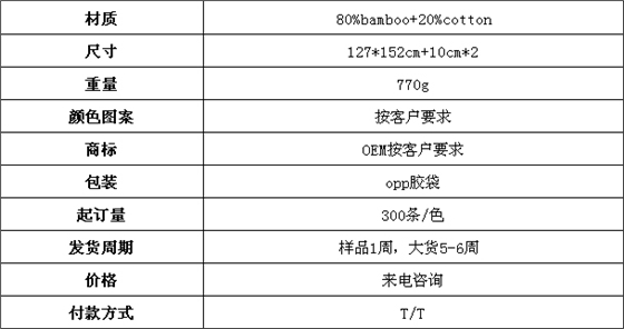 休闲毯 沙发毯 竹纤维毯