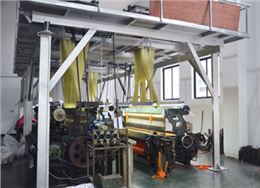 龙翔围巾工厂提花车间