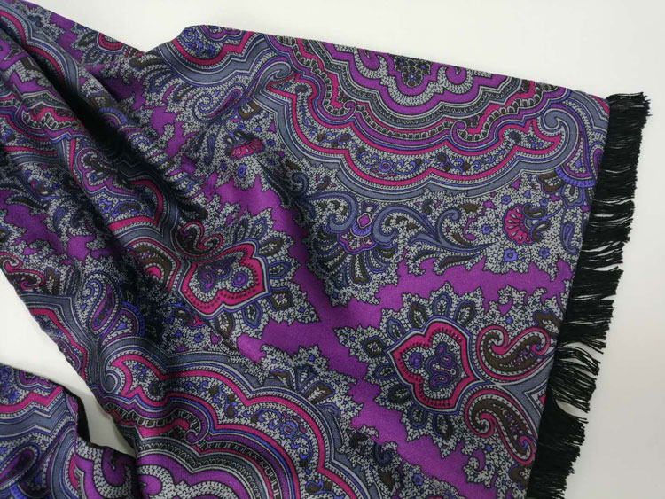 紫色迷情男士围巾